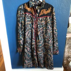 Holding Horses Anthropologie Shirt Dress Size 6